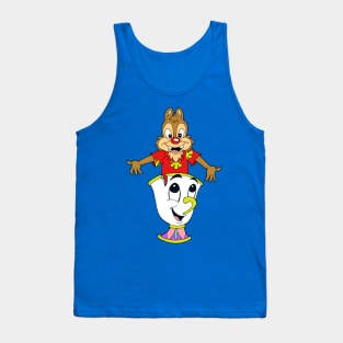 Chip N Dale Rescue Rangers mashup Chip The Cup Tank Top